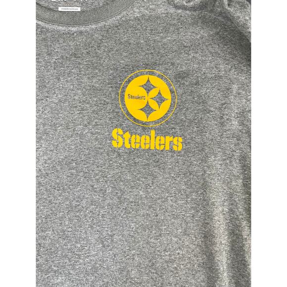 Men’s Grey Pittsburgh Steelers Nike Dri-FIT Long Sleeve Shirt Size 2XL Excellent - Picture 9 of 10